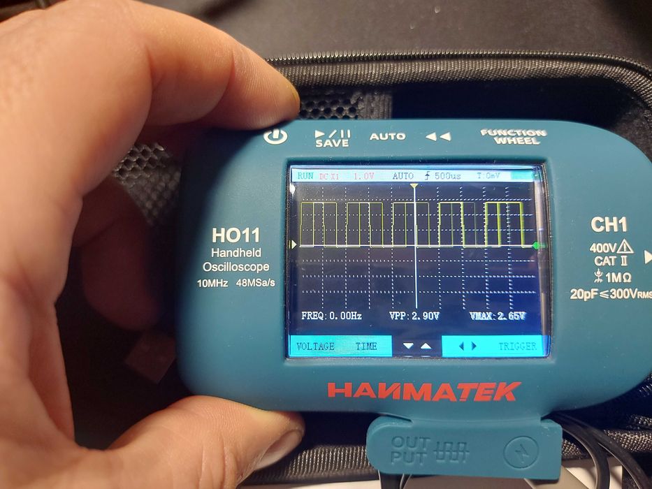 Mini osciloscop digital nou, Hanmatek 10 MHz