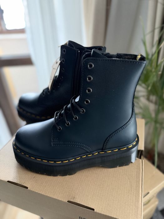 Dr. Martens Jaden bocanci/ghete dama cu platforma piele bleu 39 origin