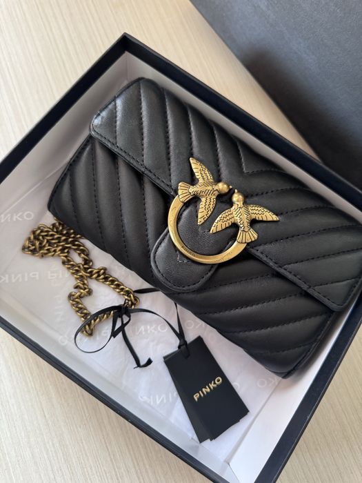 Pinko Love Bag One Wallet Chevron