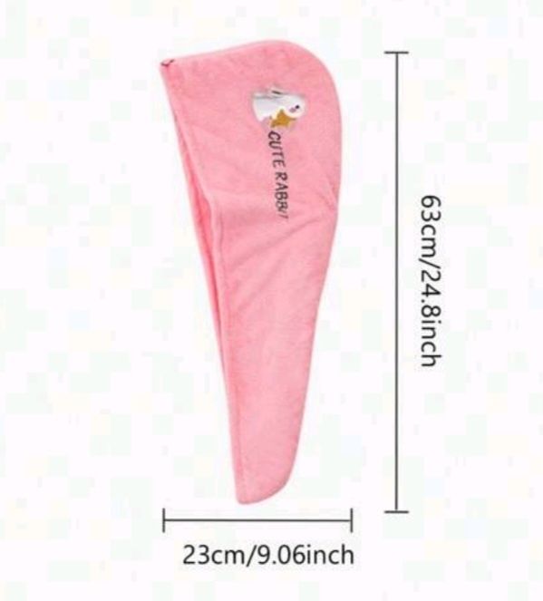 Чисто нова дамска мека и удобна кърпа за глава в розов цвят !