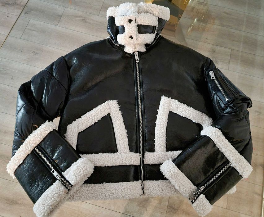 Дамско яке в два цвята