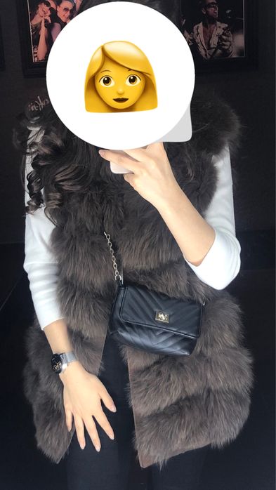 Меховая жилетка писец