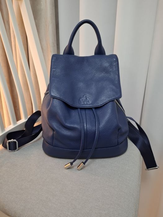 Vând Rucsac albastru din piele