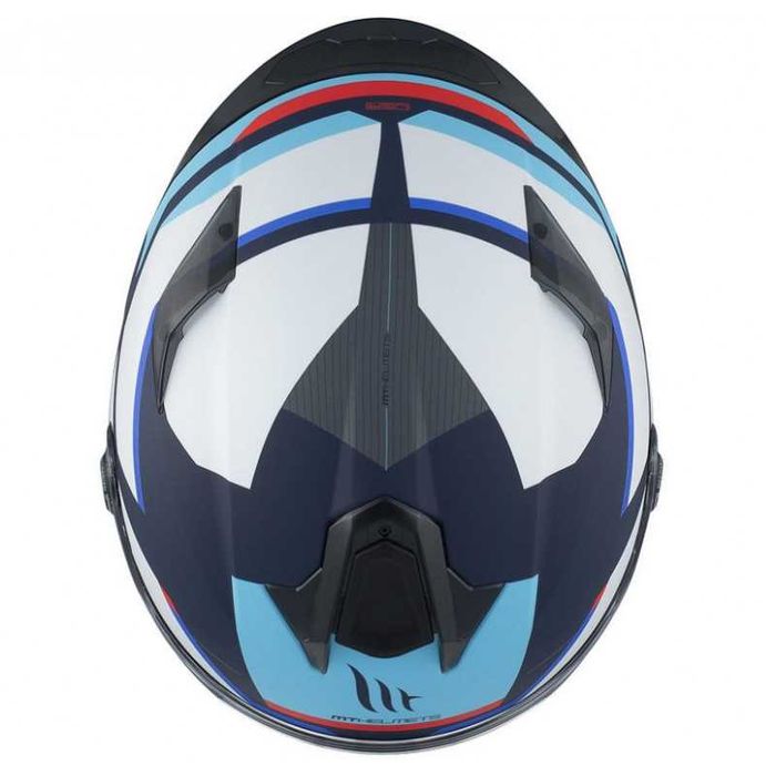 Каска MТ Targo s kay C7 MATT WHITE/BLUE Размери: M,L,XL