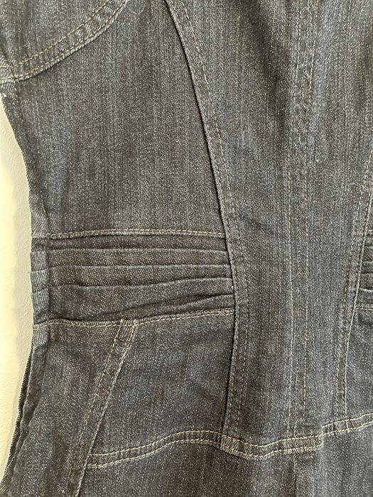 Rochie Mango M material jeans/blug bleumarin