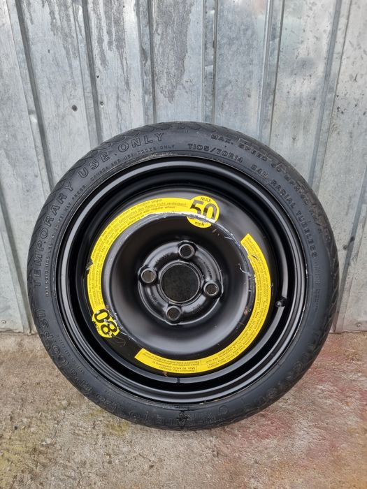 Roata rezerva Slim 4x100 R14 T105/70/14 Vw Polo 6N Hyundai i10