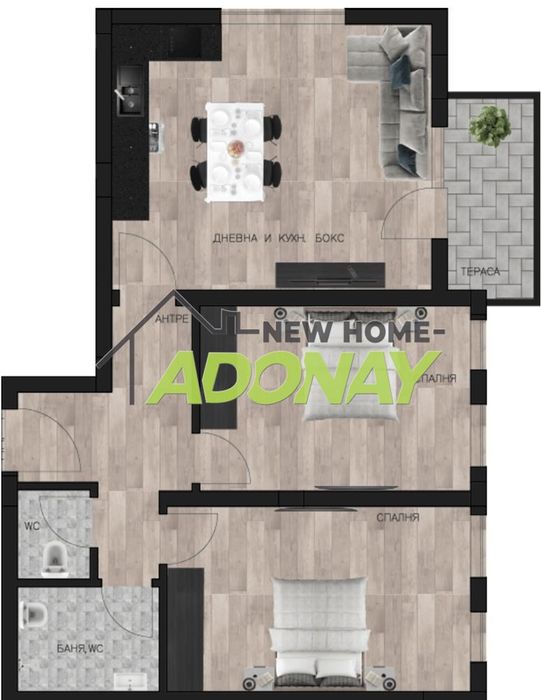 Продава се Тристаен апартамент в Пловдив, Остромила - 101 кв.м за 1074 €/кв.м - Снимка #3