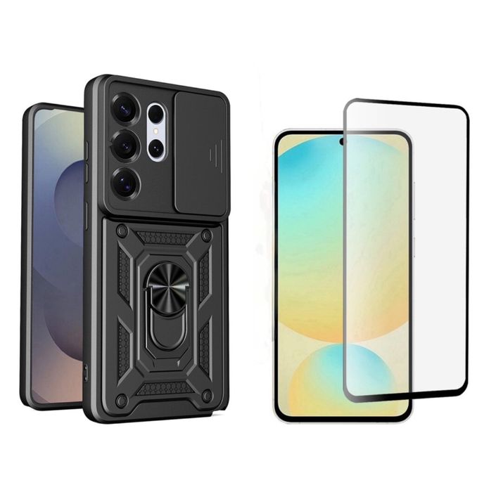 Samsung S24/S25/S26/PLUS/ULTRA - Hard Defend Safe + Folie Sticla