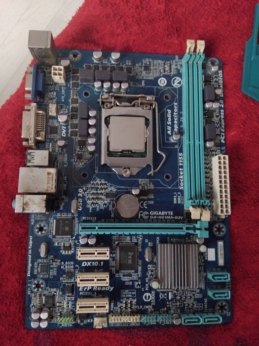 Продам материнскую плату 1155 сокет и процессор