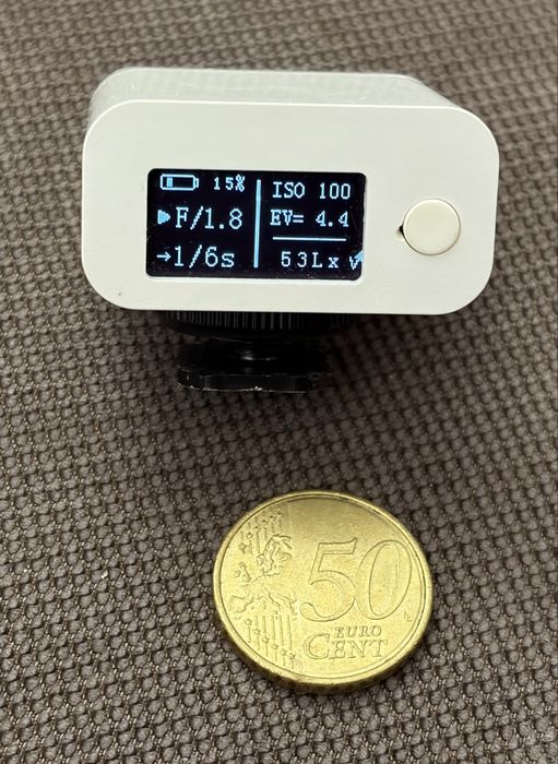 Mini exponometru EM-01 hotshoe light meter