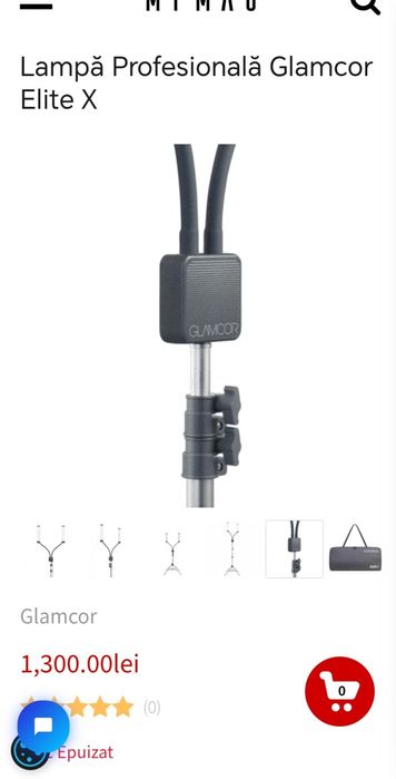 Lampa glamcor flexibila