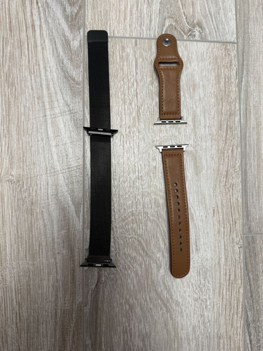 Корпус и ремешок кожа и металл для Iwatch apple watch 42,44,45,46mm