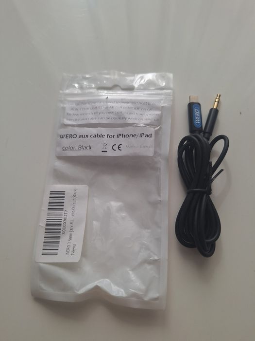 Cablu AUX pentru iPhone/iPed