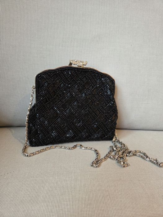 Дизайнерска вечерна чантичка с мъниста