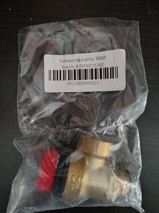 Supapa siguranta Junkers Bosch ZW 23KE, ZW 23AE