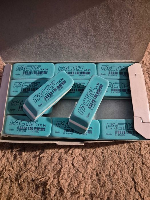 Radiere (gume) Factis LX24 ideale aplicatii artistice. Cutie. Spania