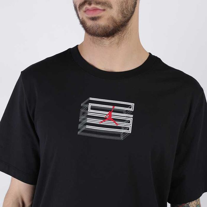 AIR Jordan мъжка черна тениска размер M