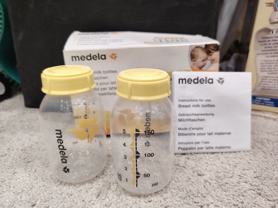 MEDELA и LANSINOH - подплънки, пликчета за съхранение на кърма, Cooler