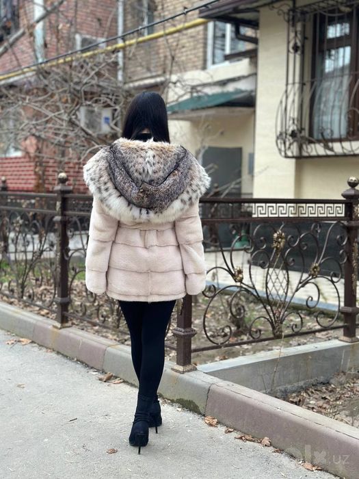 Итальянские Норковые шубы с мехом из натуральной рыси