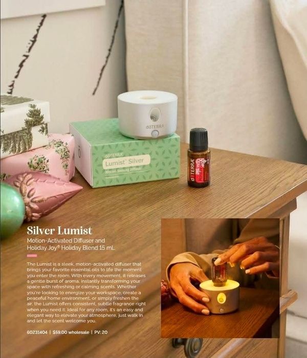 Difuzor Lumist cu Holiday Joy 15 ml doTERRA SUA