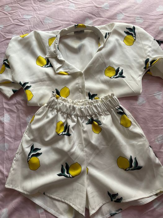 Дамски летен комплект Лимони