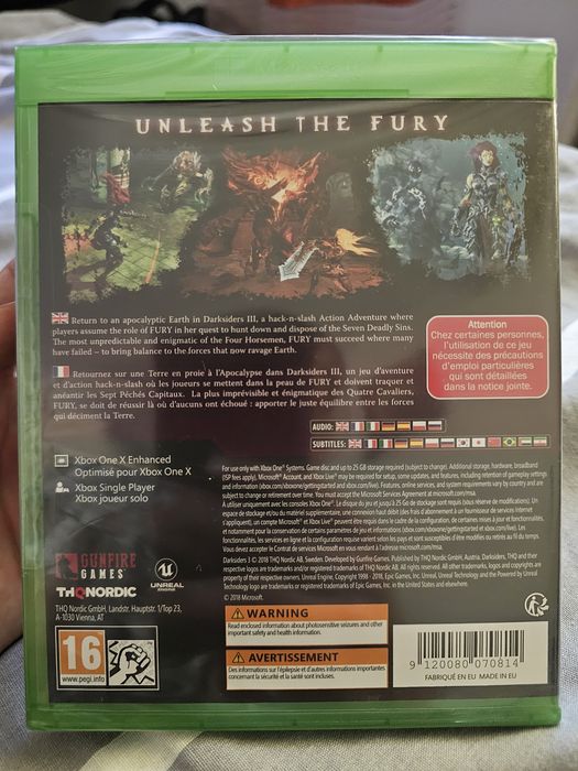 Joc Darksiders 3 Xbox One