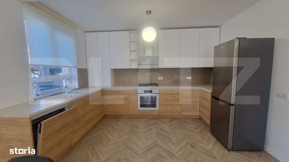 Duplex nou, 3 camere, bucatarie, 2 bai, teren 200 mp, Brasov-Stupini
