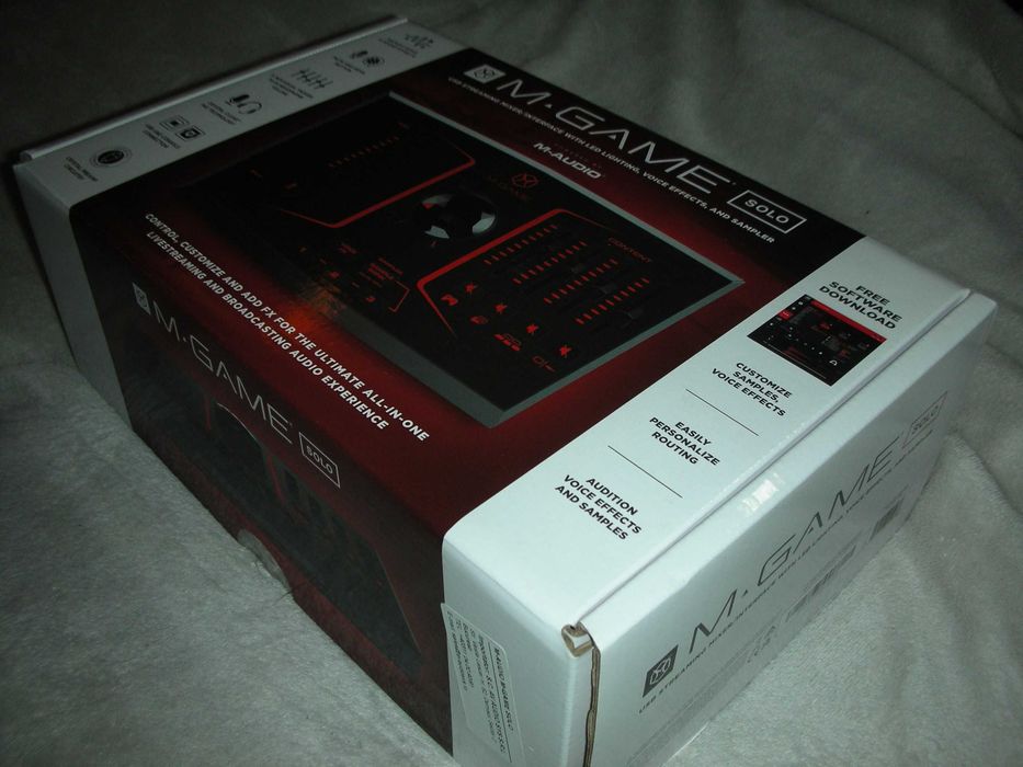 Vand/Schimb M-Game SOLO Interfață audio USB.NOU la cutie cu accesorii.