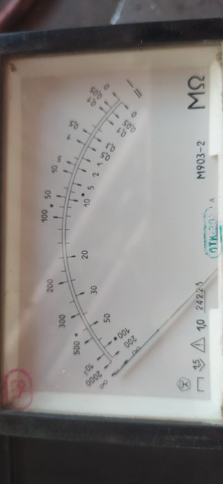 Советский мегаомметр