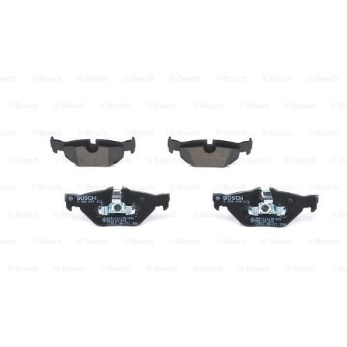 Set placute frana Bosch 0986494272 punte spate Bmw X1 (E84) 2009-2015; Seria 3 (E92/E91/E93/E90) 2004-2013, Seria 1 (E81/E87/E88/E82) 2004-2011