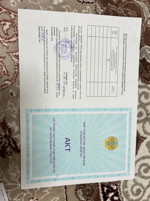 8 соток жер телімі, тегіс