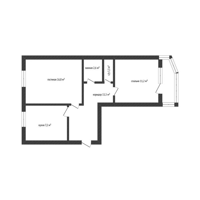 Продажа 2-комнатной квартиры