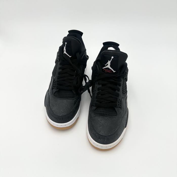 Pantofi Sport Air Jordan 4 Laser Black Gum an 2019-100% originali