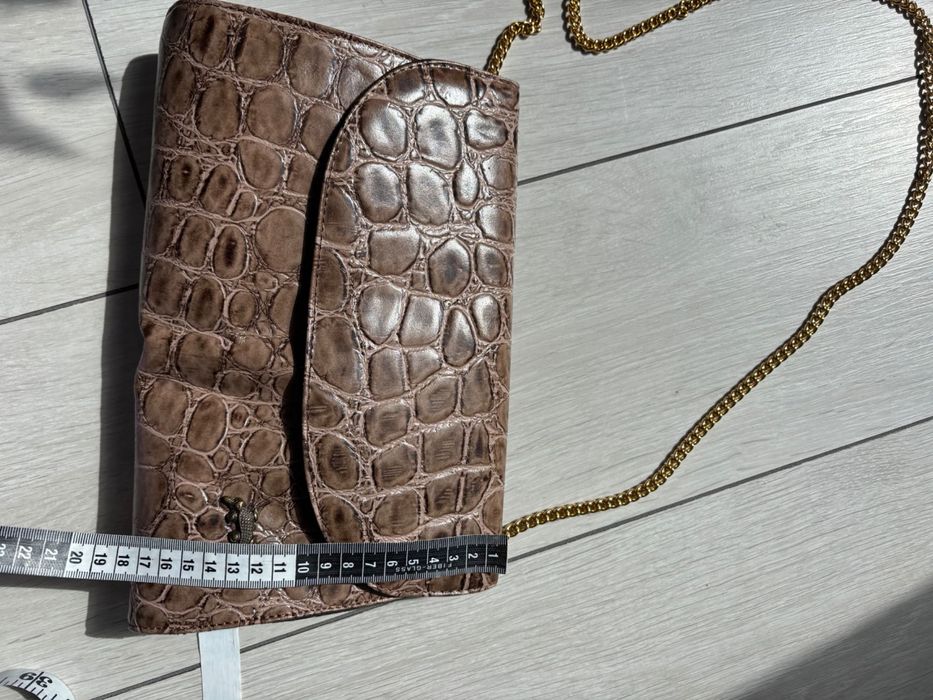 Geanta mică din piele naturală de crocodil