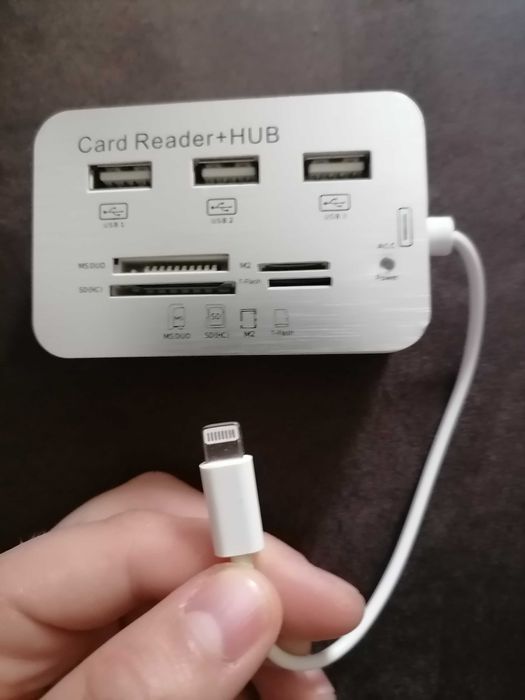 Четец за карти и HUB