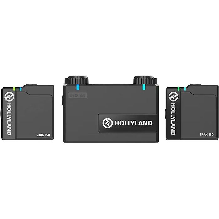 Kit wireless Hollyland Lark 150 Duo cu 2 microfoane, Omnidirectional,