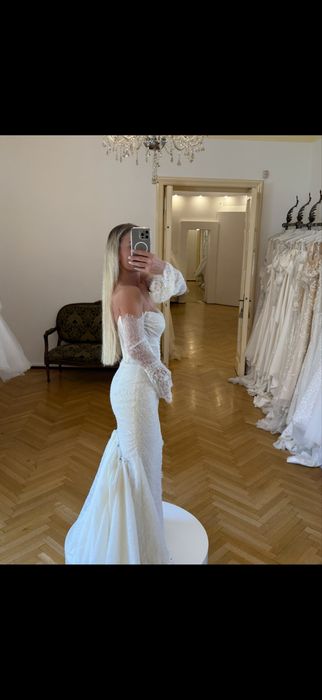 Rochie de mireasa Esposa Bridal Boutique + voal dantela chantilly !