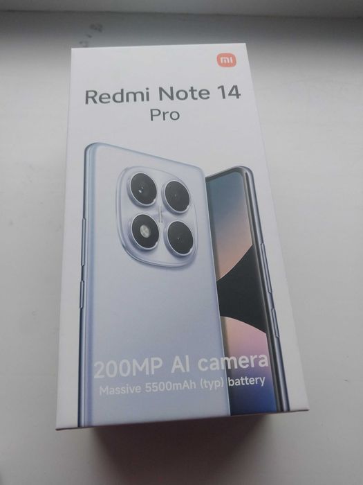 Redmi Note 14 Pro Midnight Black 8GB RAM 256 GB ROM