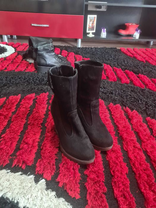 Cizme piele intoarsa marimea 40