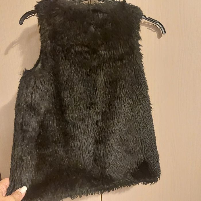 Vestă de blană pentru 8-10 ani