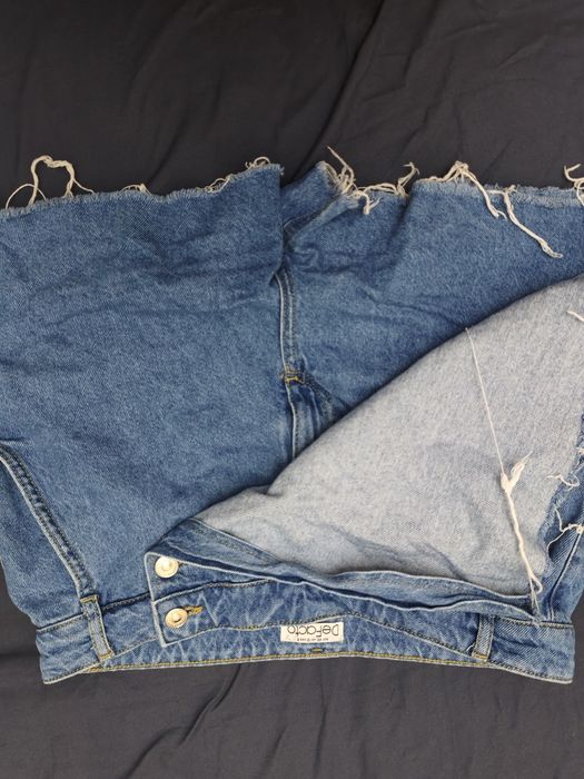 Юбка шорты джинсовая