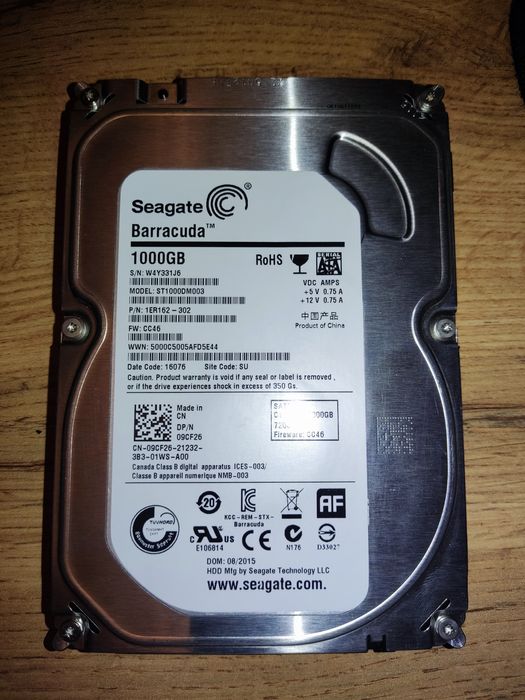 Жёсткие диски 2Tb/ 1Tb новые