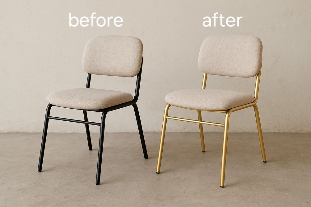 Servici de vopsire camp electrostatic