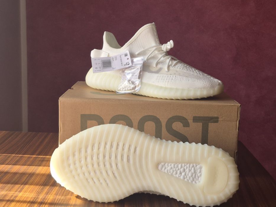 #STOCK NOU#Adidas Yeezy 350 V2 Bone - noi