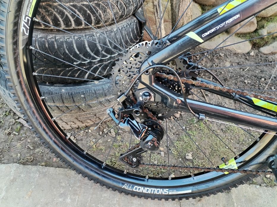 Bicicleta Rockraider roti 27.5 Frâne disc hidraulice
