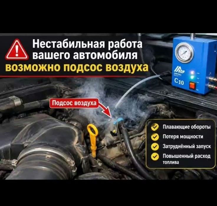 Дымогенератор проверка подсоса воздуха