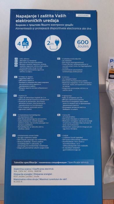 PHILIPS TV set - Разклонител Philips + HDMI + почистващ спрей