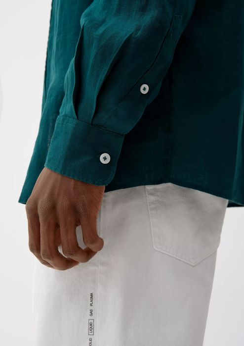 Ленена Мъжка риза S. Oliver М размер