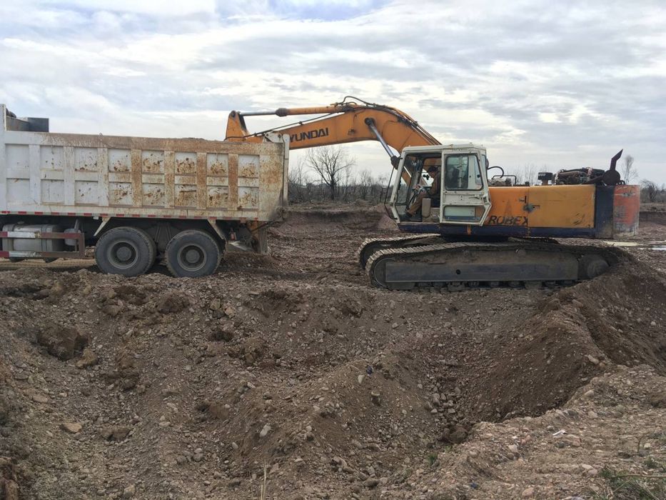 Pishgan g’isht Klines Sheben Shag’al Shlakablok Sement Ekskavator