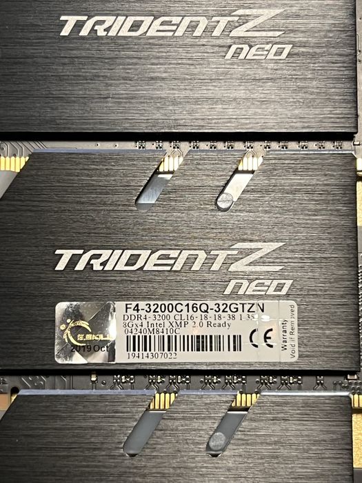 Memorie RAM G.Skill 3200 CL16 32GB / 4x8GB